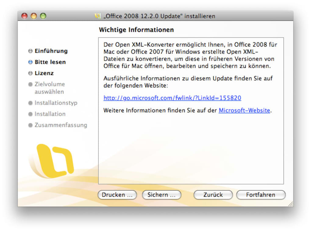 office for mac 2008 osx versions